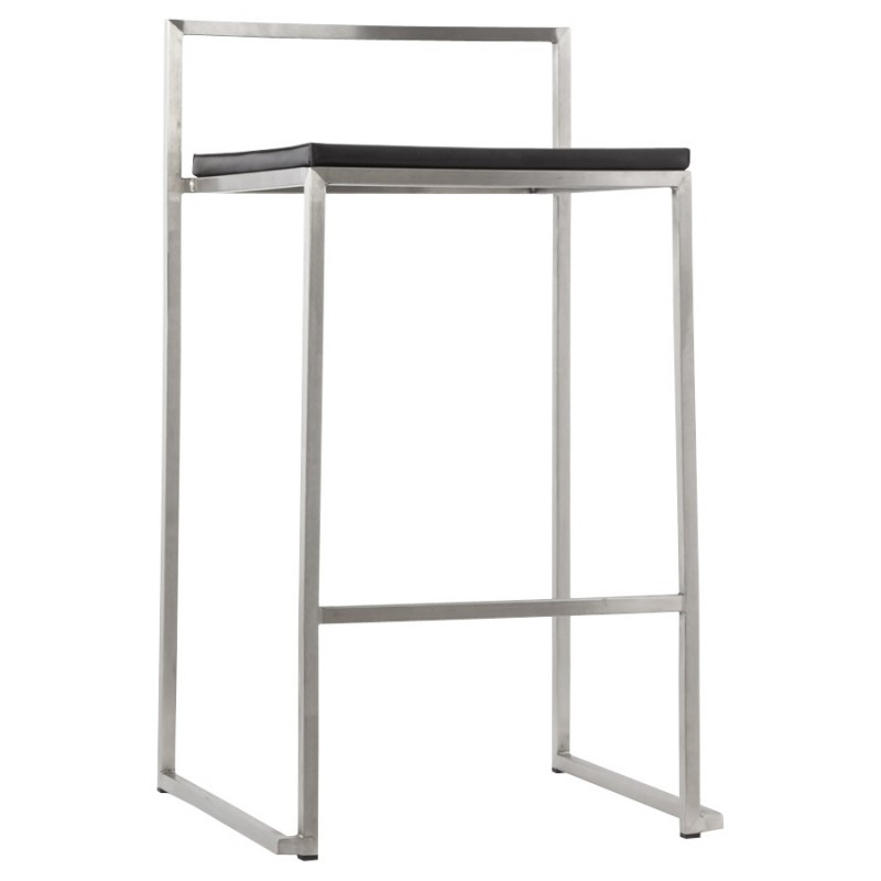 Design stool LOIRET mid-height (black) - image 16094