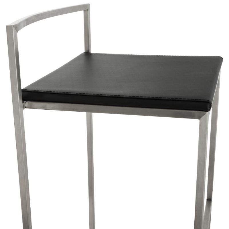 Design stool LOIRET mid-height (black) - image 16098