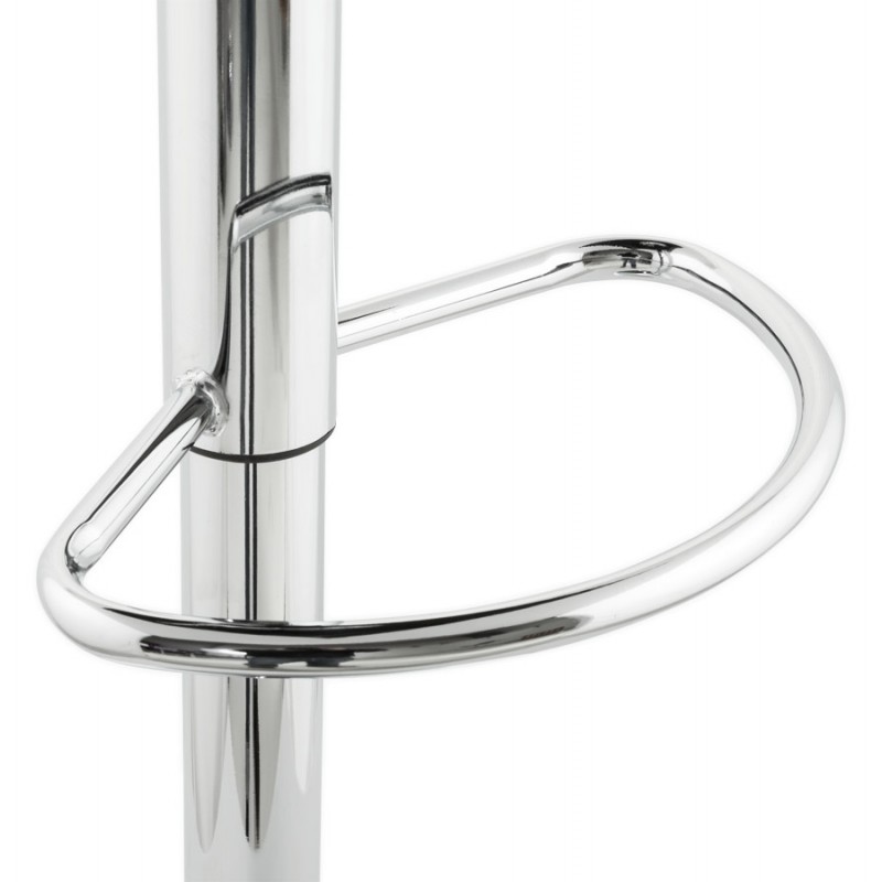 SARTHE Stool in ABS (high-strength polymer) and chrome metal (black) - image 16274