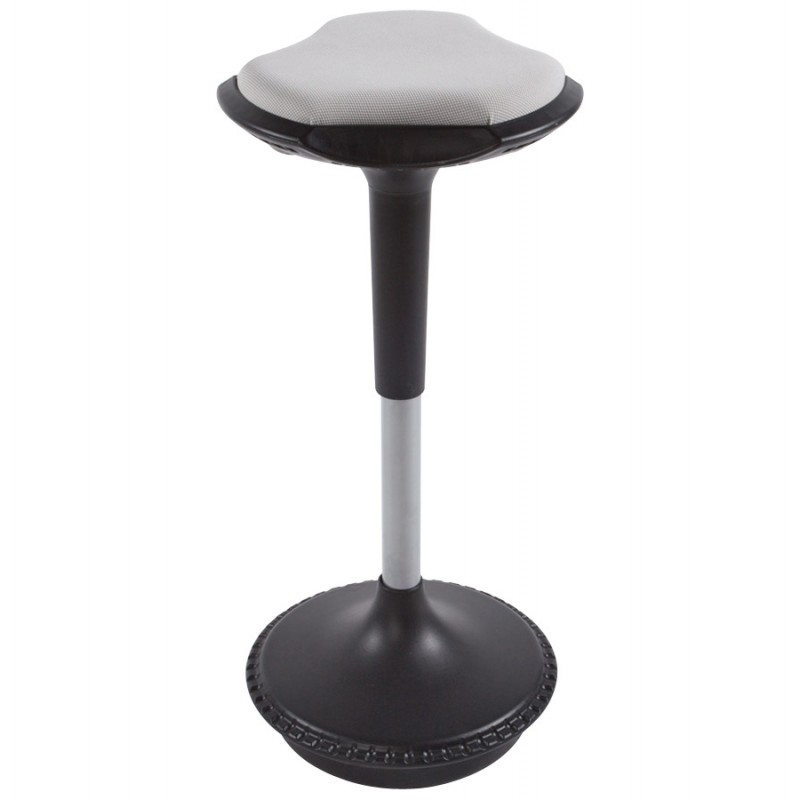 Stool VIENNE in resistant fabrics and molded Polypropylene (grey) - image 16385