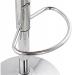Bar stool round design rotary and adjustable ADOUR (red)