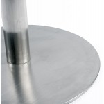 VILAINE-Design-Hocker aus gebürstetem Stahl (Stahl)
