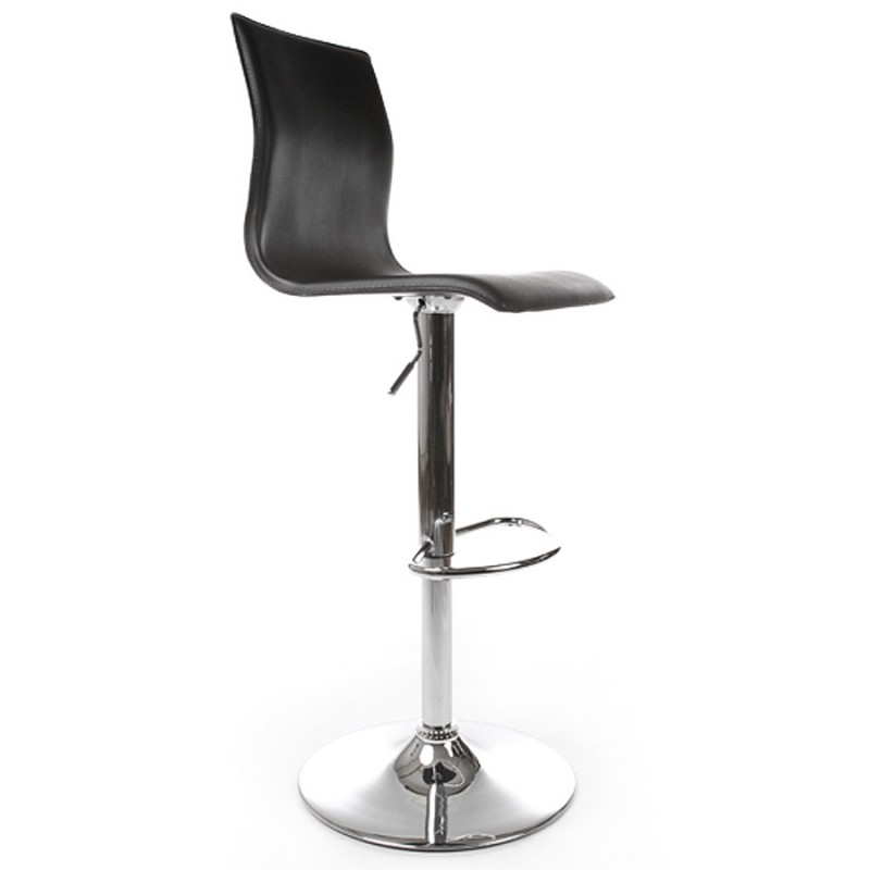 Bar stool MARNE rotary and adjustable (black) - image 16556