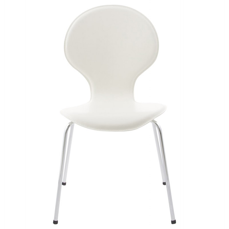 Moderner Stuhl stapelbar ARROUX (weiß) - image 16811