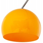 Designer Stehleuchte MOEROL SMALL Chromstahl (mittlere und Orange)