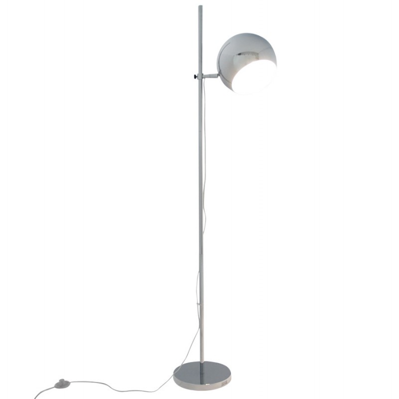Lampe sur pied design QUETZAL en acier chromé (chromé) - image 17023
