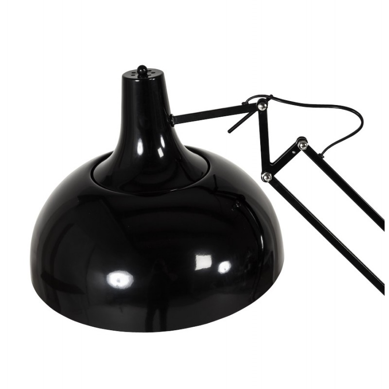 Design Metall Stehlampe ROLLIER (schwarz) - image 17139