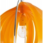 Lampe à suspension design MOINEAU en métal (orange)