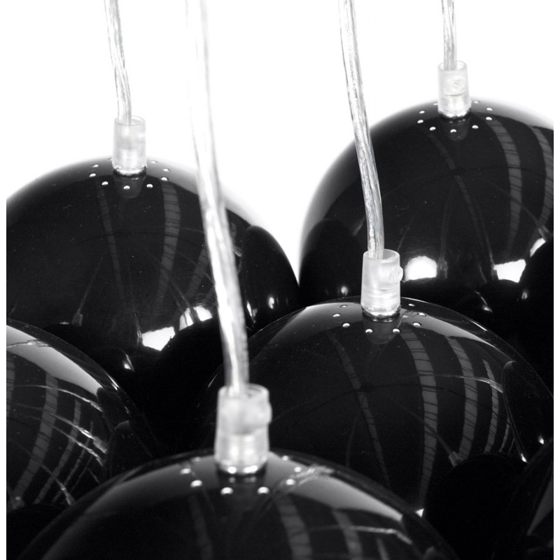 Lámpara de metal BARE diseño suspensión (negro) - image 17319