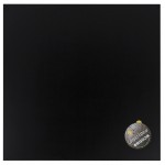 Plateau de table carré VERA en polymère (60cmX60cmX3cm) (noir)