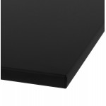 Quadratischer Tischplatte VERA Polymer (60cmX60cmX3cm) (schwarz)