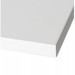 Plateau de table LEA carré en bois stratifié grand modèle (70cmX70cmX2cm) (blanc)