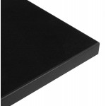 Plateau de table LEA carré en bois stratifié (60cmX60cmX2cm) (noir)