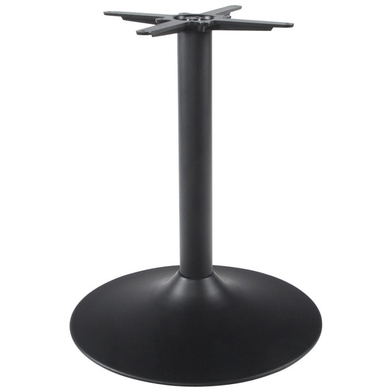 Pied de table WIND rond sans plateau en métal (60cmX60cmX75cm) (noir) - image 17624
