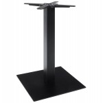 Piede da tavolo WIND quadrato senza ripiano metallico (50cmX50cmX73cm) (nero)