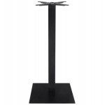 Piede da tavolo WIND quadrato senza ripiano metallico (50cmX50cmX110cm) (nero)