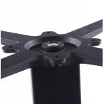 Soporte de mesa WIND cuadrado metálico (50cmX50cmX110cm) (negro)