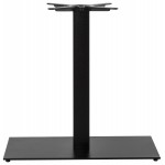 Pied de table CHAIRE rectangulaire en métal (40cmX75cmX75cm) (noir)
