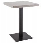 Pied de table PARY carré en métal (50cmX50cmX90cm) (noir)