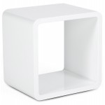 Uso polivalente Cubo de madera VERSO (MDF) lacado (blanco)