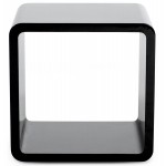 Cube Mehrzwecknutzung Holz VERSO (MDF) lackiert (schwarz)