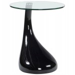 Consola o mesa TEAR de fibra de vidrio templado (negro)