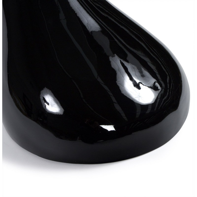 Console ou table d'appoint TEAR en fibre de verre trempé (noir) - image 17975