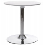 Round table MARS metalerial and ABS (mat! resistant plastic era) (white)