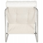Armchair lounge SEINE in polyurethane (white)