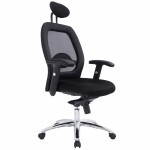 CARDINAL silla de oficina tejido de malla (negro)