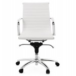 COURIS rotary office armchair in polyurethane (white) 