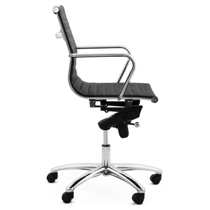 COURIS rotary office armchair in polyurethane (black) - image 18548