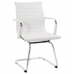 Office armchair COUROL in polyurethane (white)