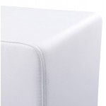 Pouffe square CAILLE in polyurethane (white)