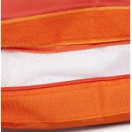 Pouf rettangolare tessile BUSE (arancio)