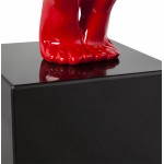 Statuette forme athlète ROMEO en fibre de verre (rouge)