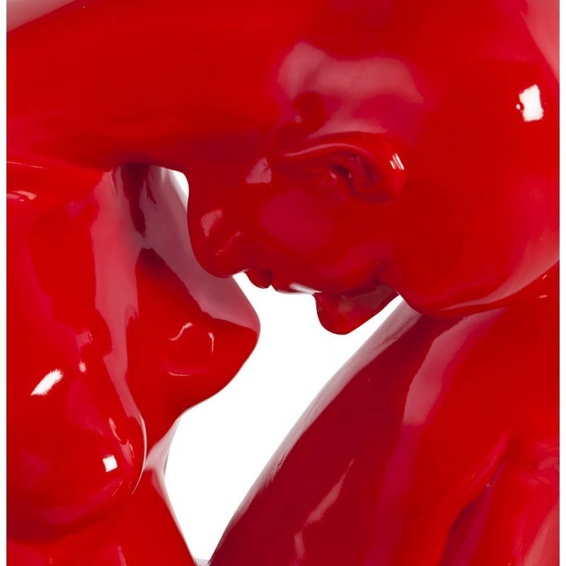 Forma di statuetta pensando in vetroresina BIMBO (rosso) - image 20255