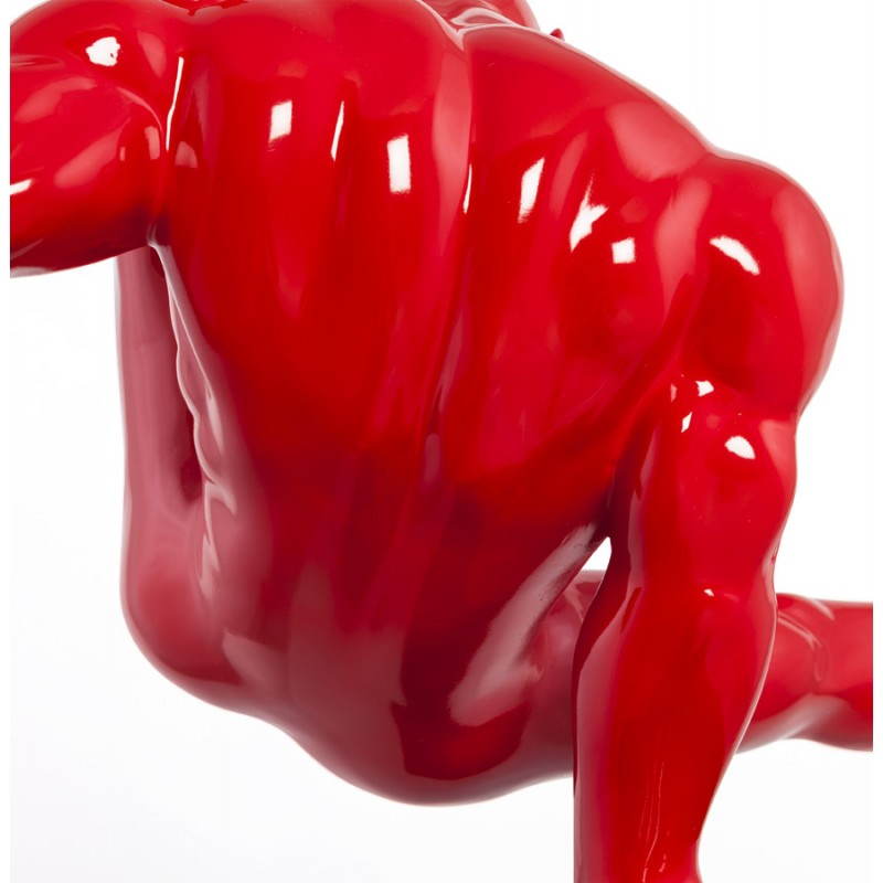 Statuette-shaped sports TROPHEE fiberglass (red) - image 20273