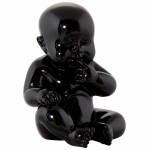 Statuette form baby KISSOUS fiberglass (black)