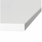 Plateau de table carré BIRNE en bois (80cmX80cmX2cm) (blanc)
