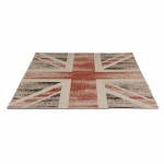 Zeitgenössische Teppiche und Design kennzeichnen UK rechteckiges großes Modell (230 X 160) (schwarz, rot, weiß)