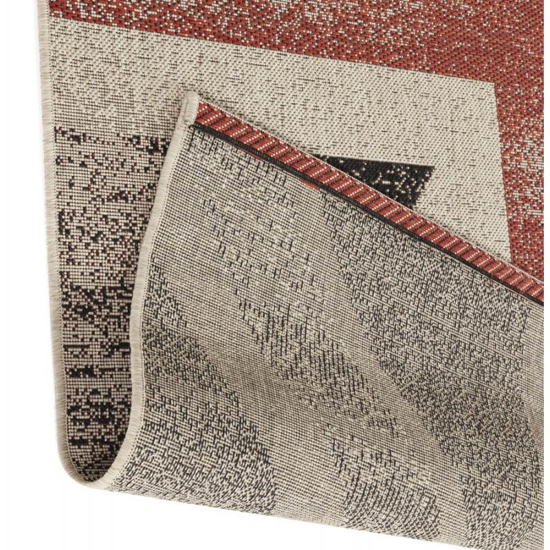 Contemporary rugs and design flag UK rectangular large model (230 X 160) (black, red, white) - image 20437