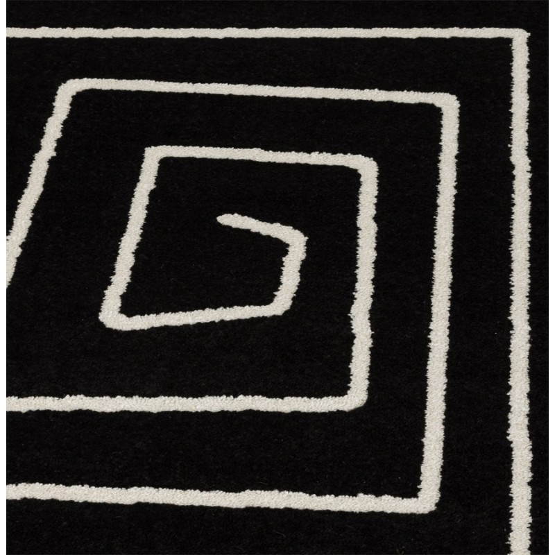 Alfombras contemporáneas y diseño rectangular RAFY (160 X 230) (negro, blanco) - image 20458
