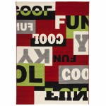 Tapis contemporain et design LOUKAN rectangulaire (160 X 230) (multicolore)