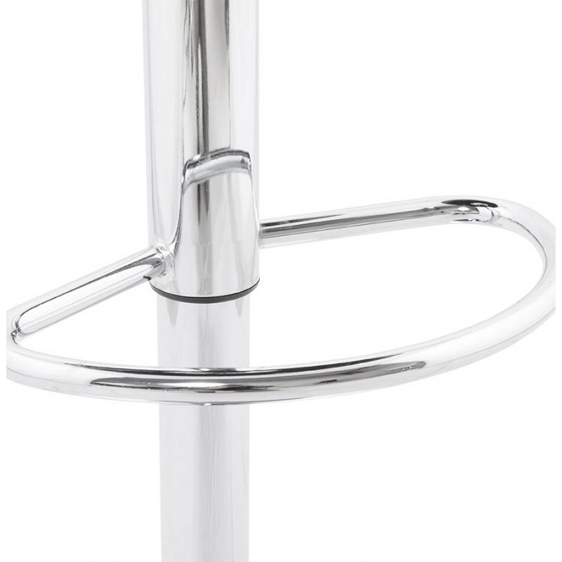 Contemporary round and adjustable bar stool IRIS (black) - image 20618