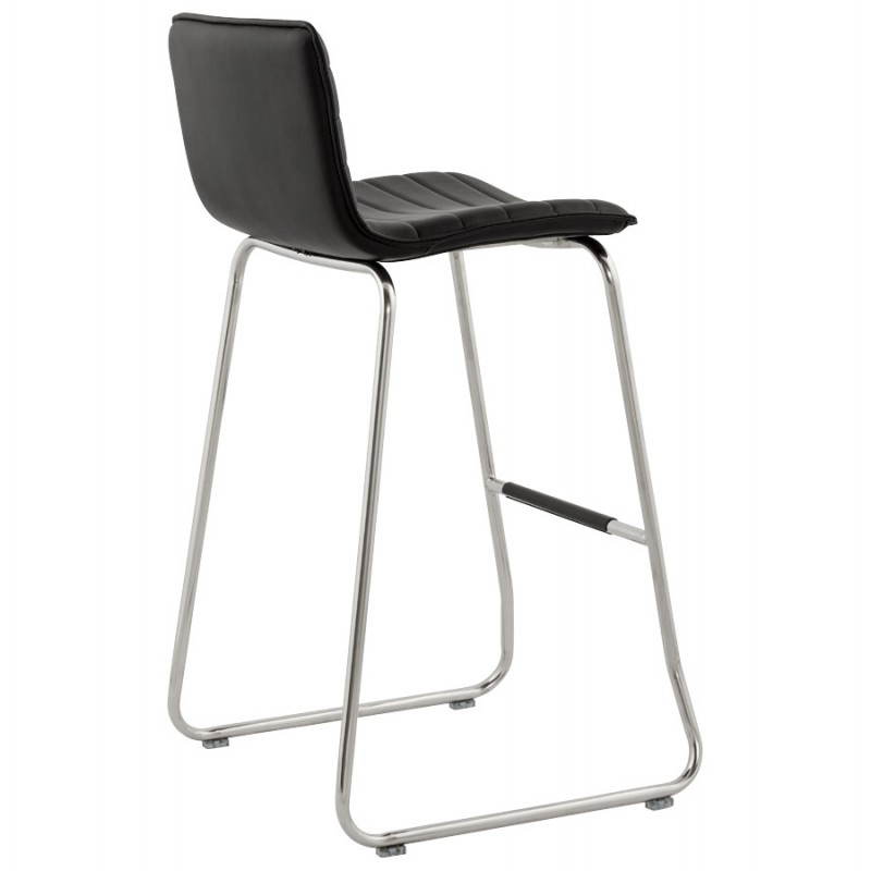 Bar stool design quilted MARGO (black) - image 20943