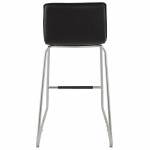 Bar stool design quilted MARGO (black)