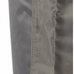 Pouf rectangulaire MILLOT en textile (gris foncé)