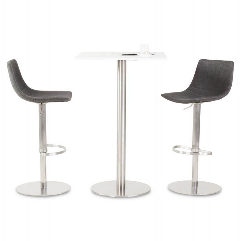 Bologna (grey) textile design bar stool - image 22426