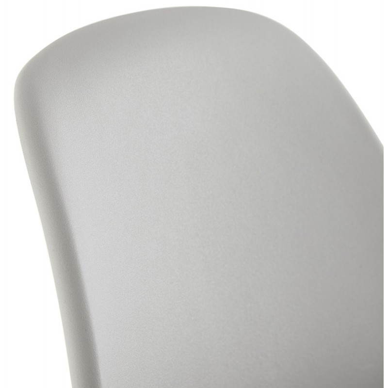Tabouret de bar chaise de bar design scandinave FLORENCE (gris) - image 22460